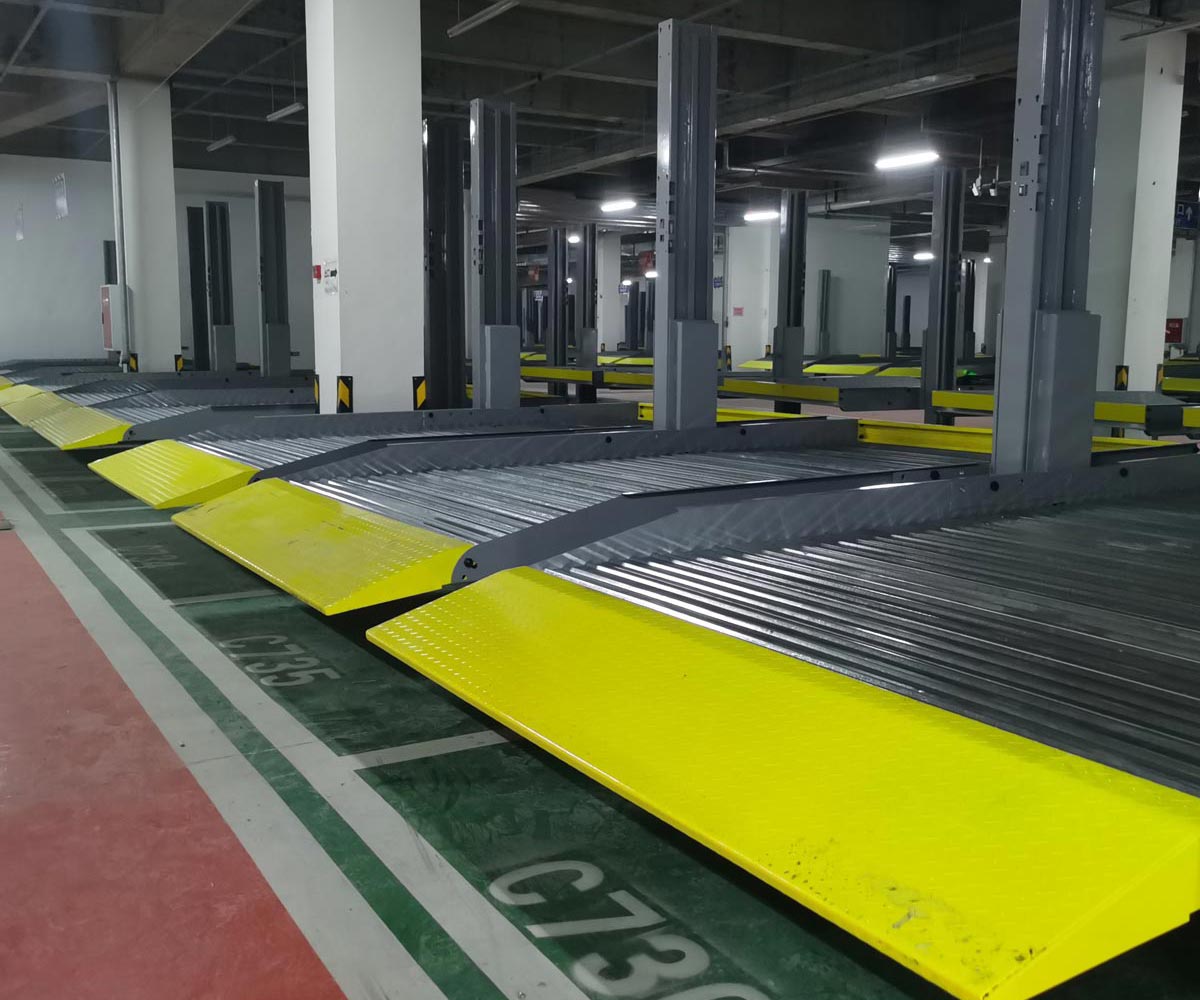 云陽縣兩層升降平移機械停車場拆除