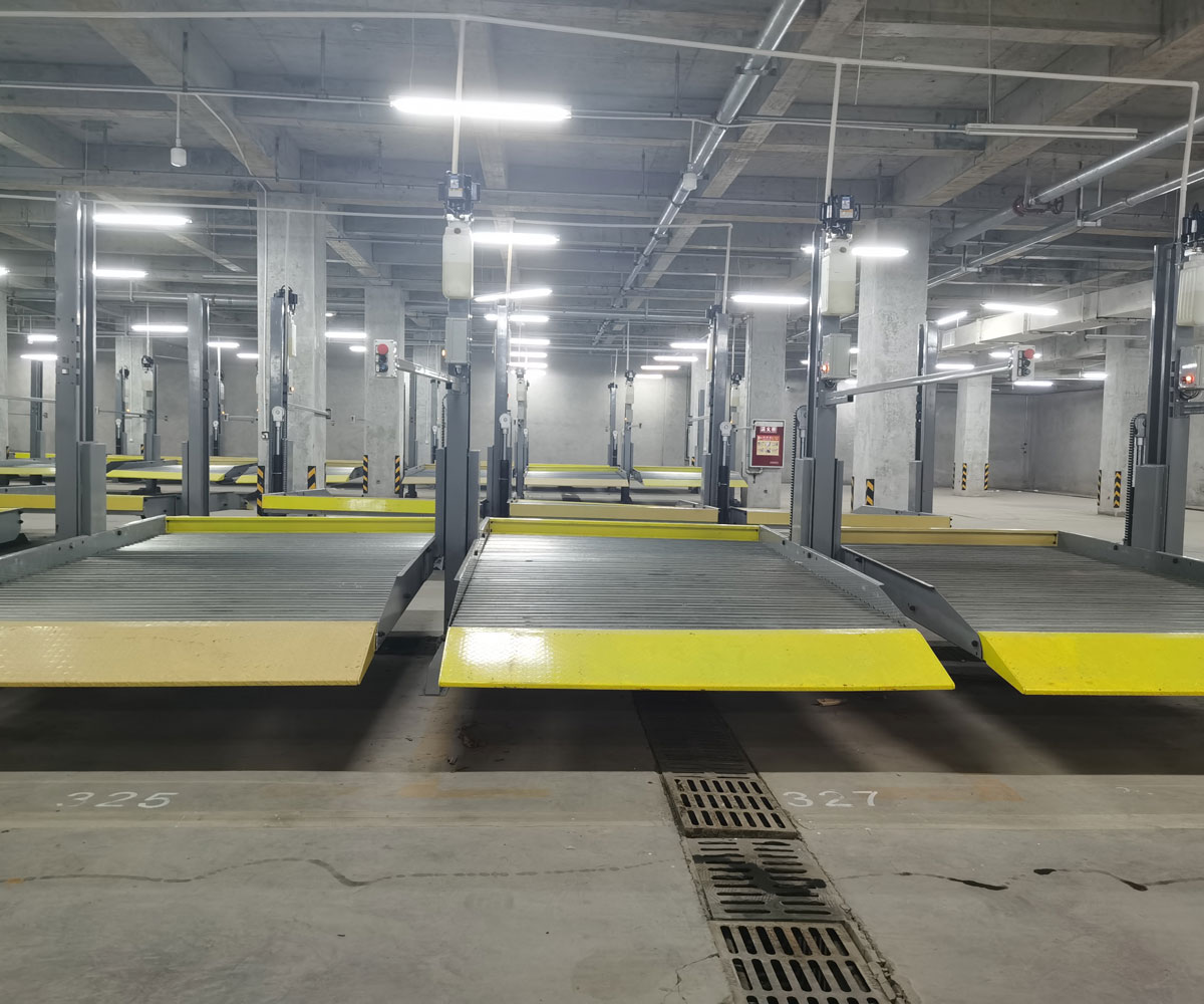 云陽縣二柱簡易升降機械式立體車庫設備
